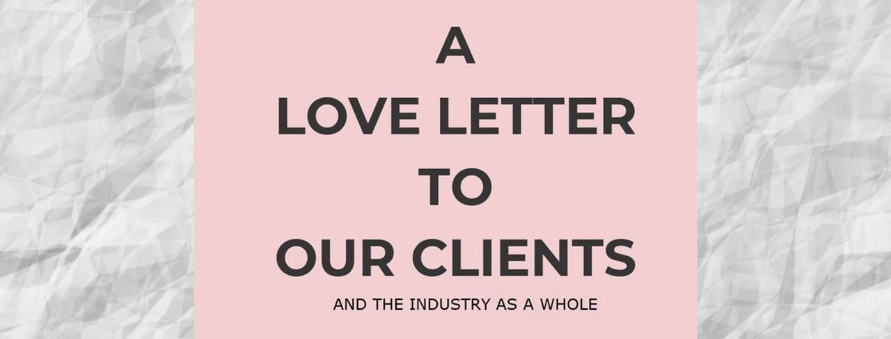Covid 19 - A Love Letter to the Industry